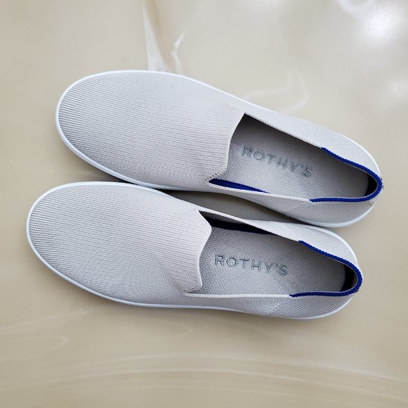 Rothy's The Original Slip On Sneaker in Sand - Picture 5 of 15